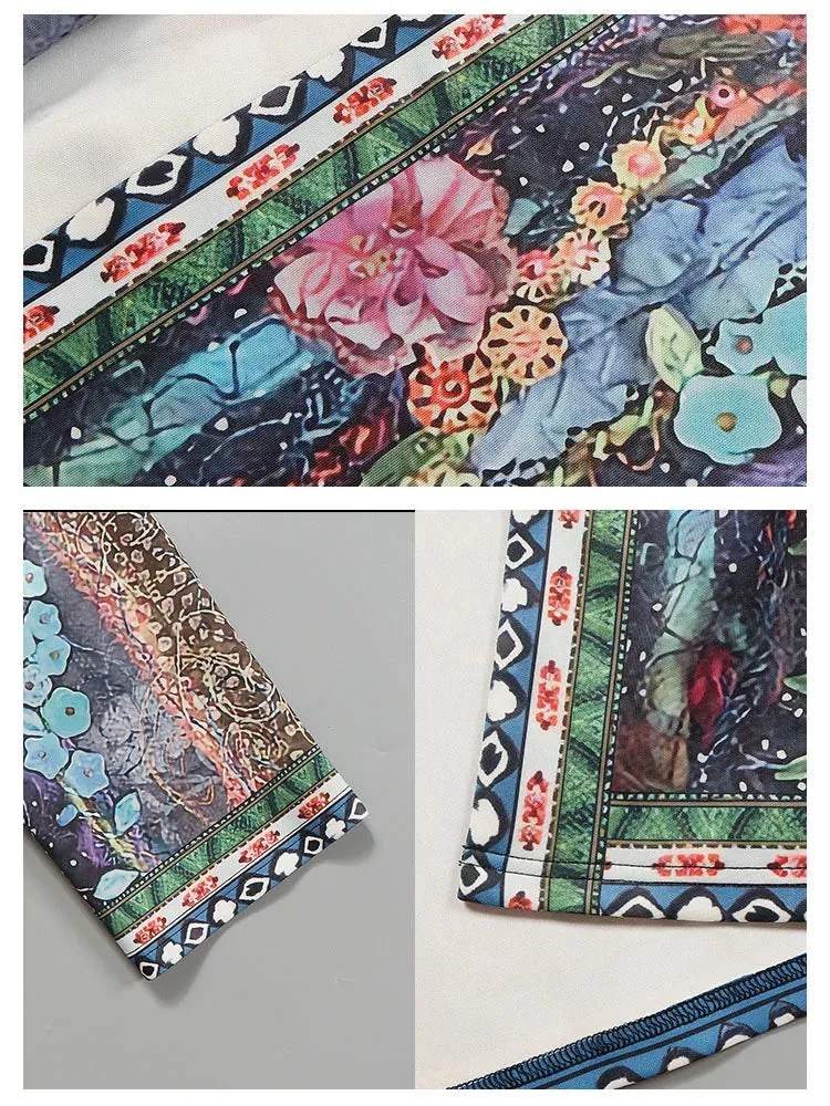 Alice I Retro Style Printed Cardigan