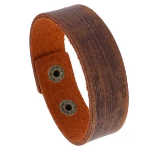 ARWEN&AJH GROUP مجموعة أروين التجارية 2024  Fashionable Classic Leather Cuff Bracelet For Men Stocks Sell In Five Colors Vintage Leather Jewelry Wholesale Men's Wristband