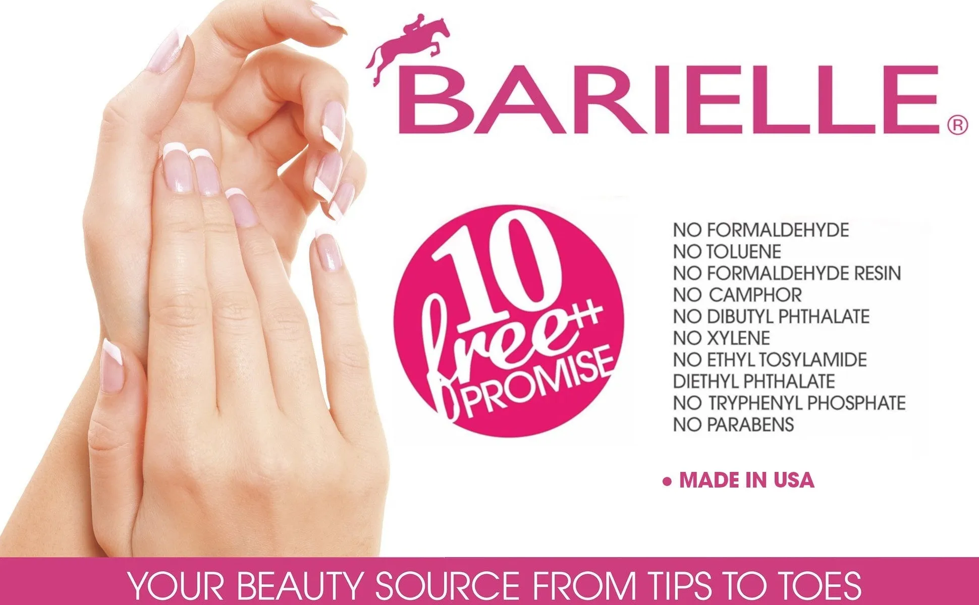 Barielle Nail Strengthener Cream .5 oz.  (Pack of 2) with snowflake bag