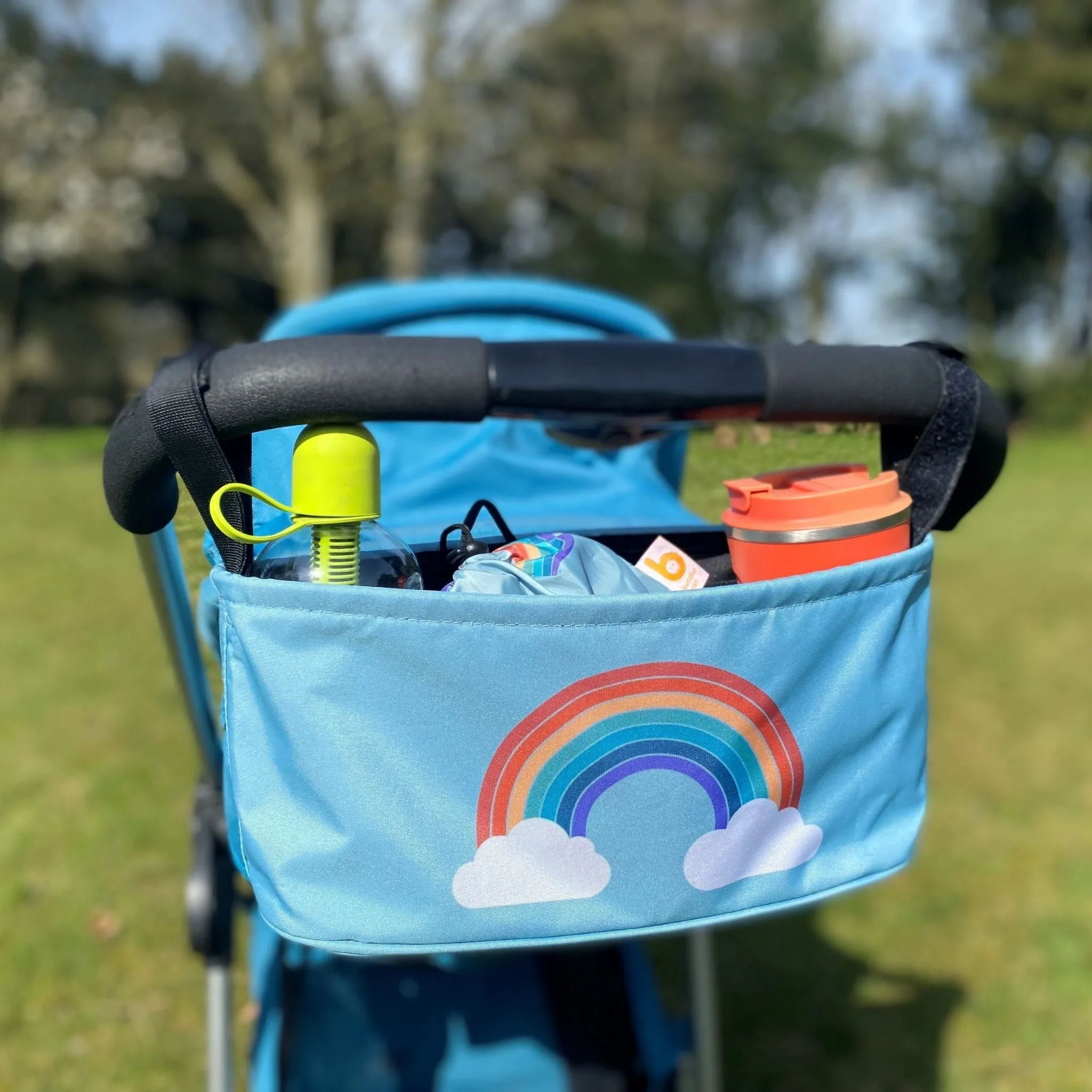 Buggy Organiser Bag - RETRO RAINBOW