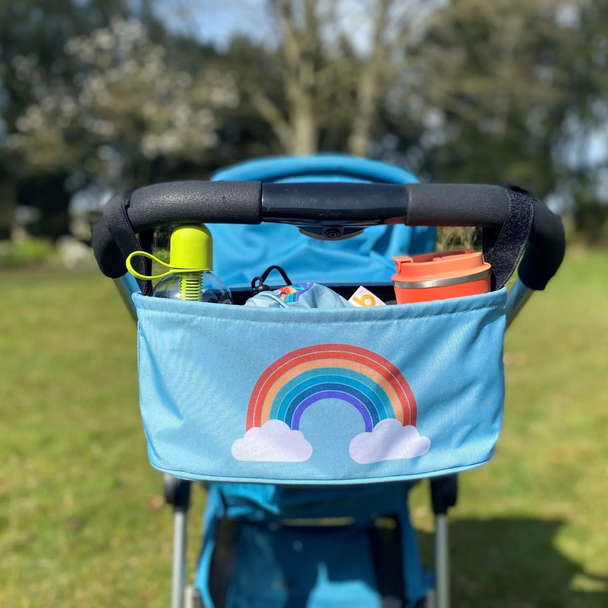 Buggy Organiser Bag - RETRO RAINBOW