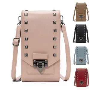 Christine  Trendige Schultertasche fr Frauen mit Nieten