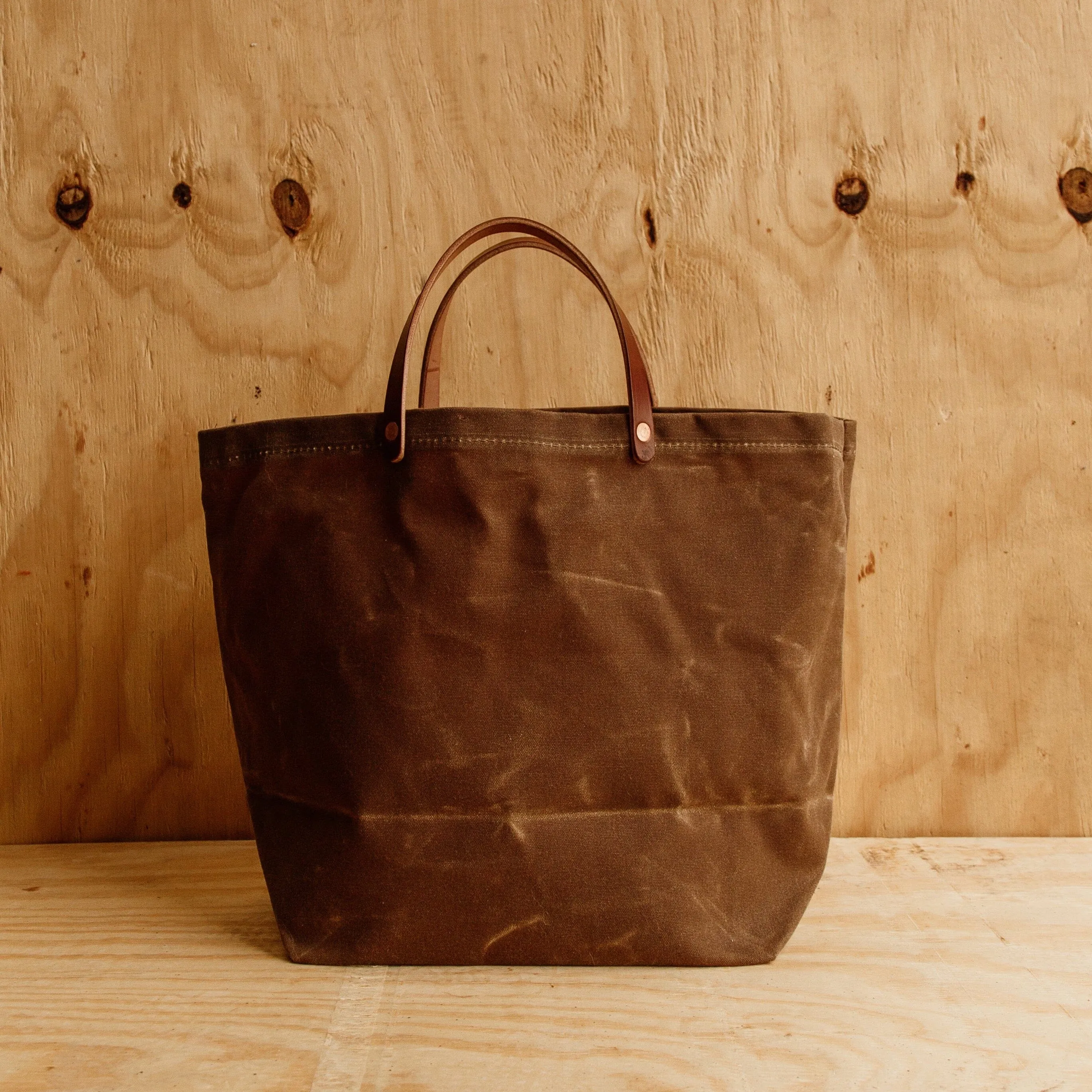 Coal Tote - Brush Brown