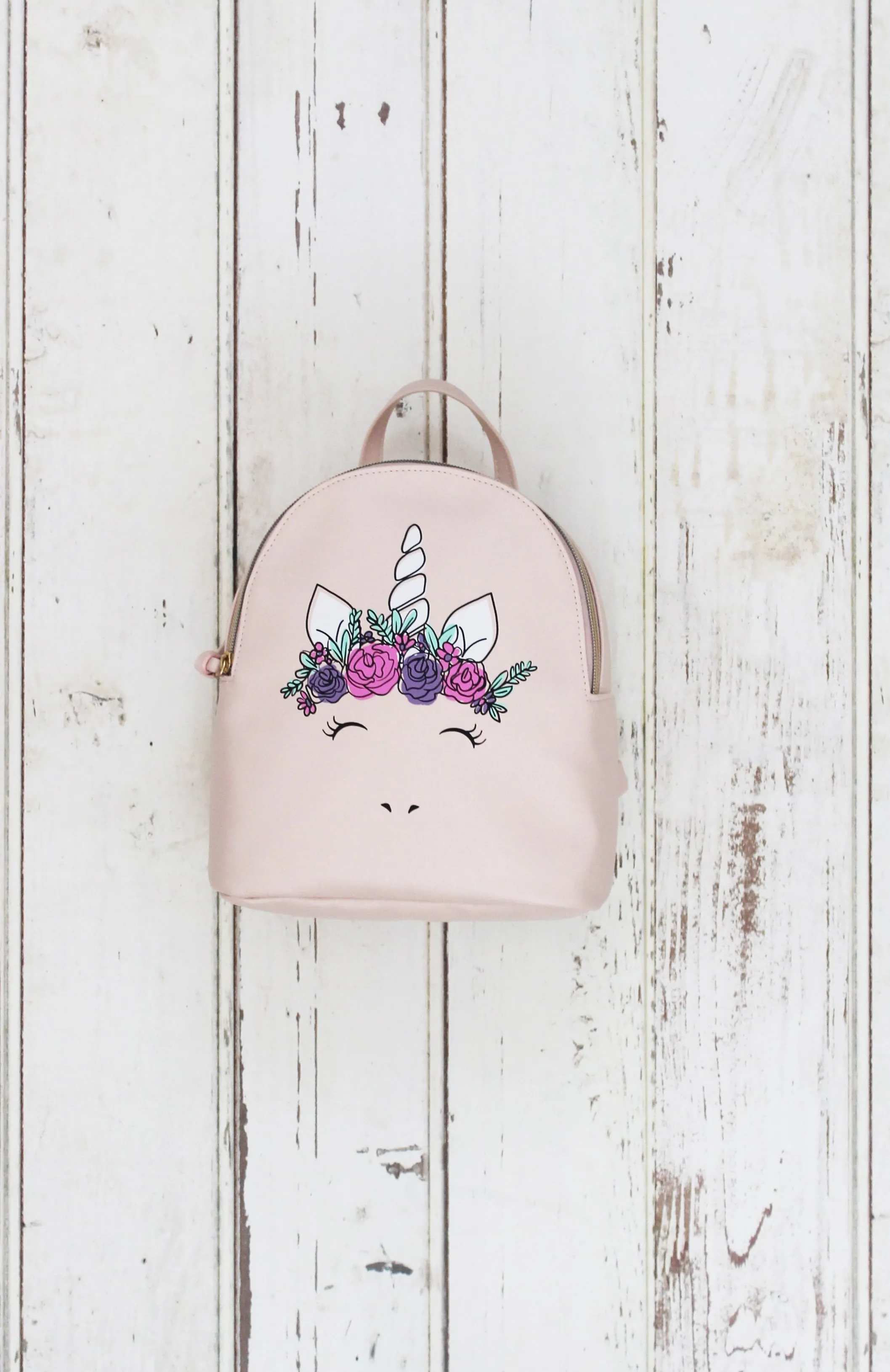 Flower Crown Unicorn in Pink