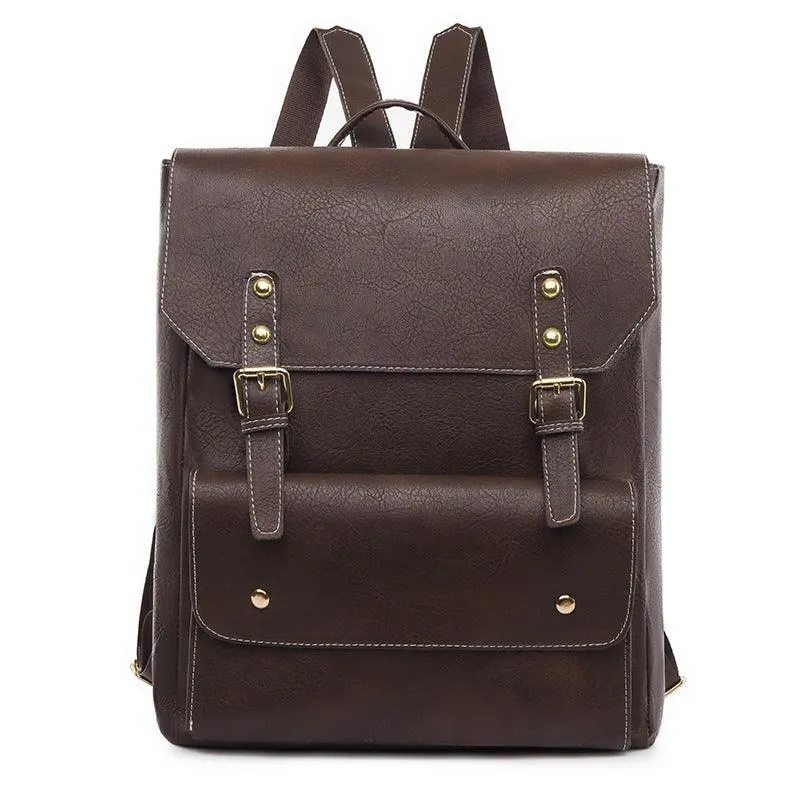 Korean Style Retro Simple Backpack