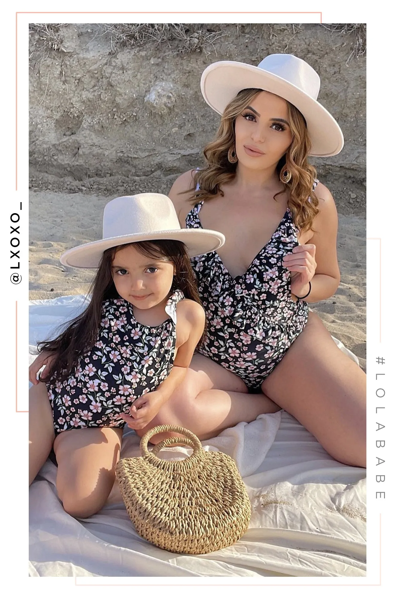 Mini Primavera Kids Flat Brim Hat - Ivory