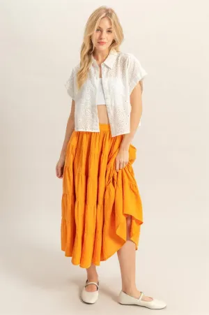 Pearl Eyelet Top
