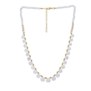 Rainbow Moonstone Beaded Necklace
