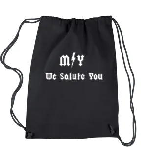 RIP Malcolm, Tribute to the rock legend Drawstring Backpack