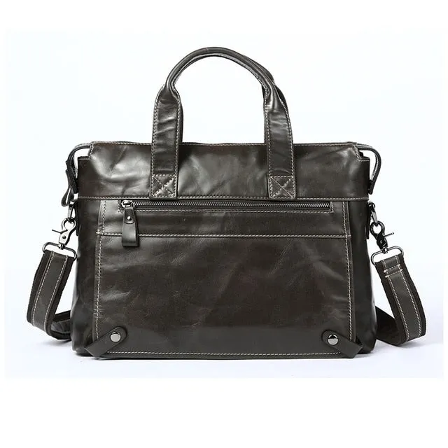 WESTAL Messenger Bag men's genuine leather men's shoulder bags made of natural Male briefcases laptop Crossbody bag for men 9103