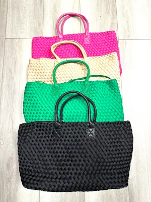 Woven Neoprene Tote Bag